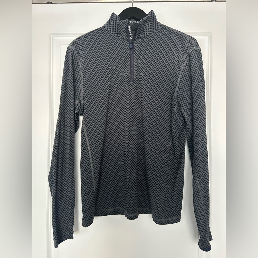 Like New: Greyson Golf Quarter-zip pullover - Grey